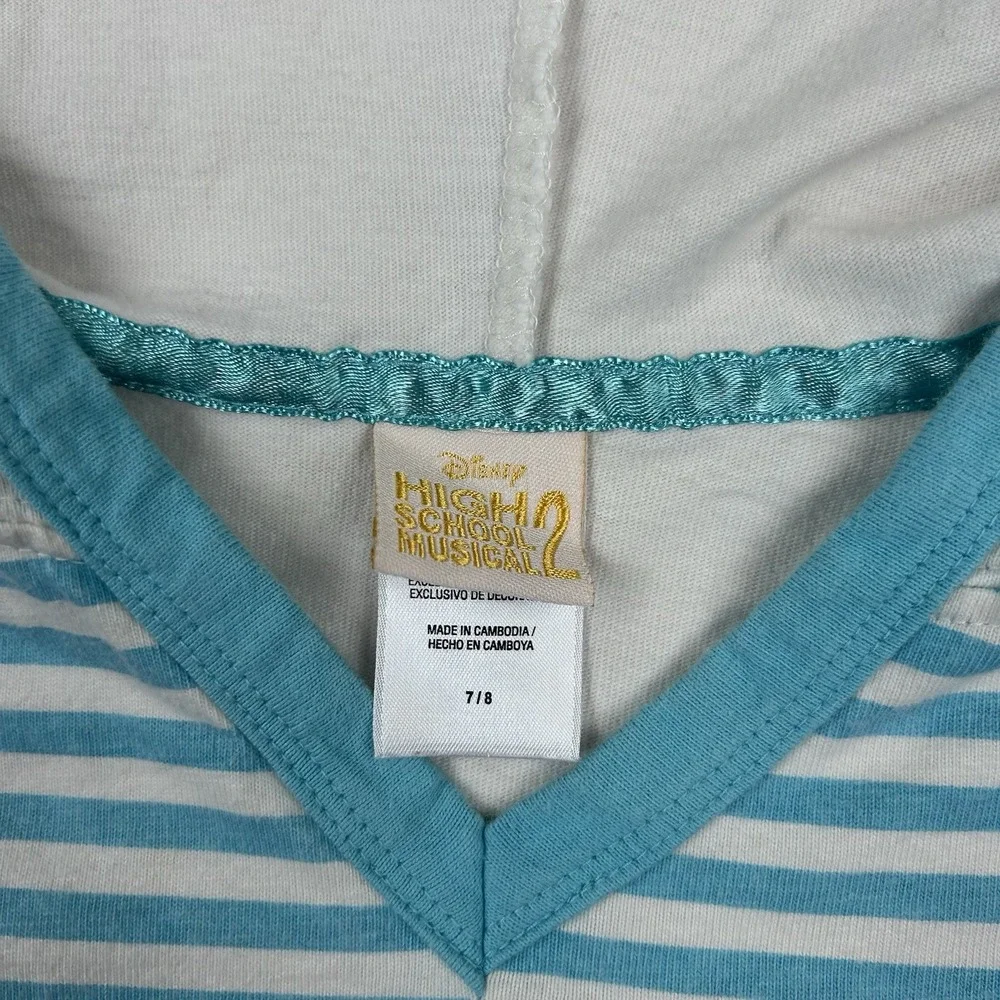 Disney High School Musical 2 Hoodie 7/8 Full‎ Zip Graphic Y2K VTG Rare